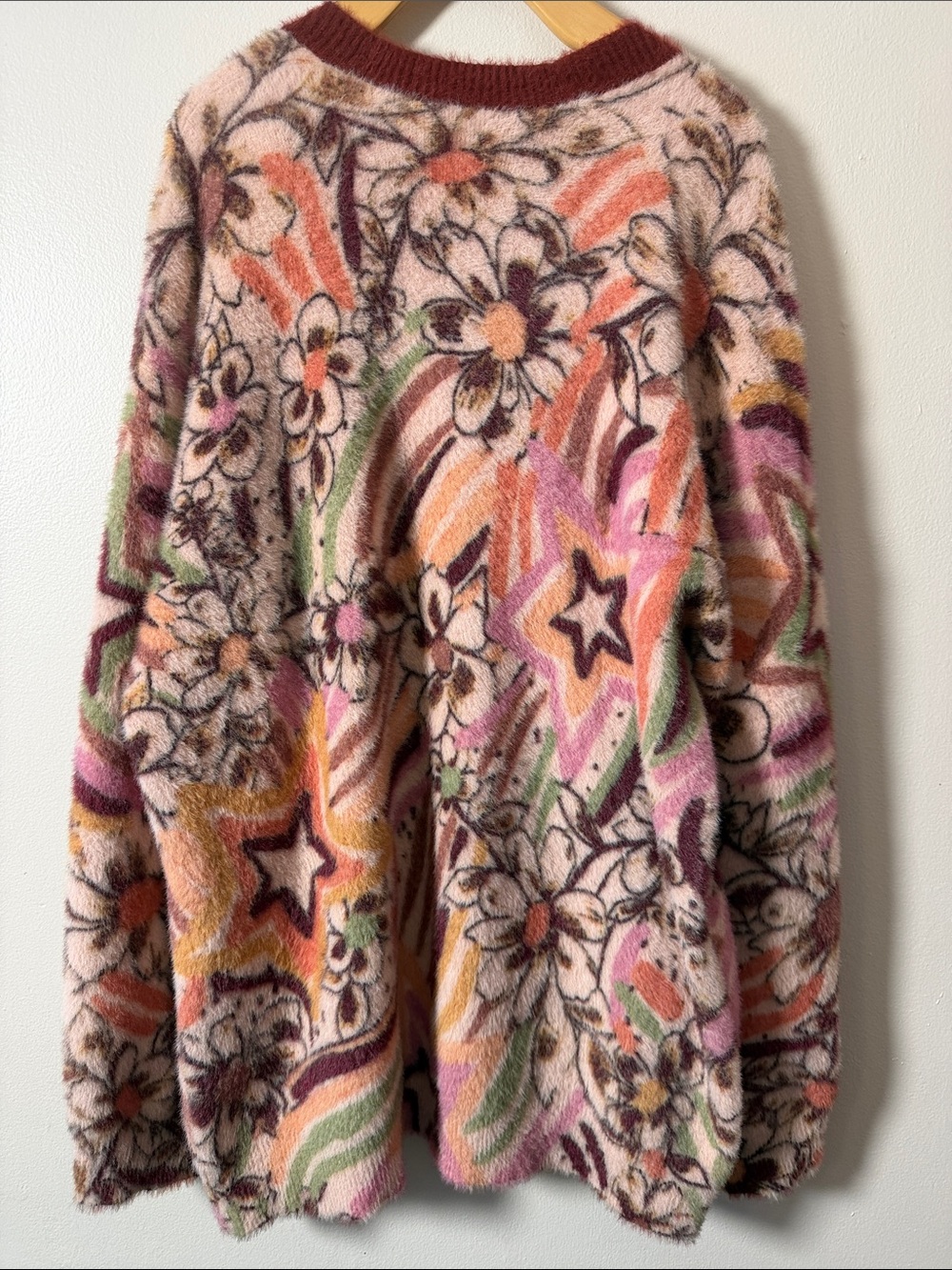 Free People Carson Cozy Cardigan Sweater Size M - Picture 4 of 5